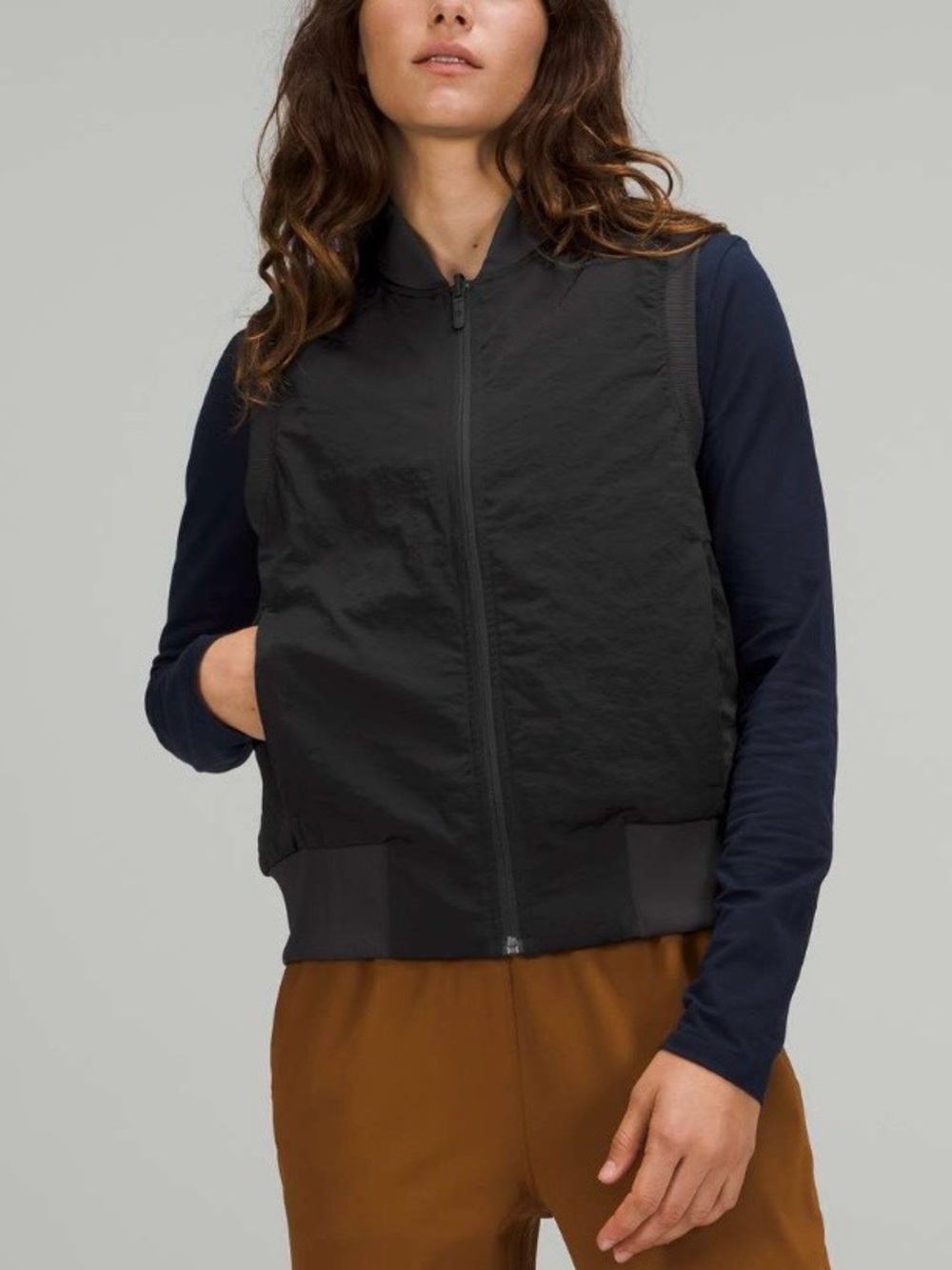 Lululemon Non-Stop Bomber Vest Black 6